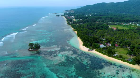 La Digue Seychelles Tropical Beach During a Luxury Vacation in the Seychelles