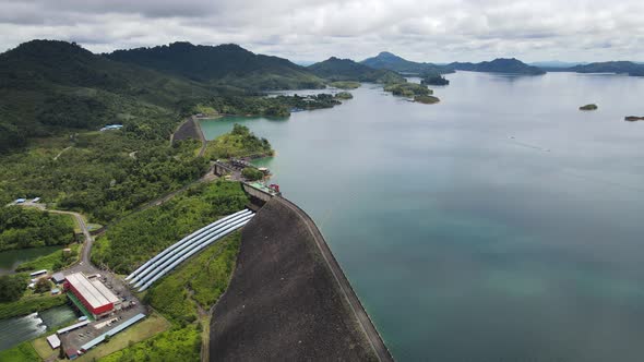 Aerial View of Fish Farms in Norway