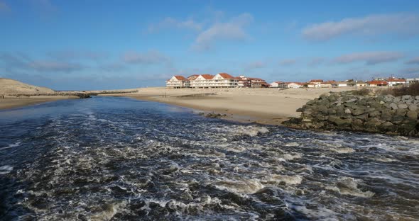 The Courant de Soustons, Vieux Boucau les Bains, Landes department, Nouvelle Aquitaine, France