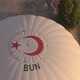 Large Hot Air Balloon Dome with Red Signs on Parachute - VideoHive Item for Sale