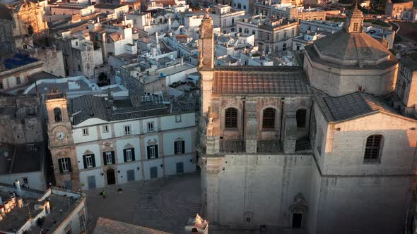 Aerial view of Martina Franca