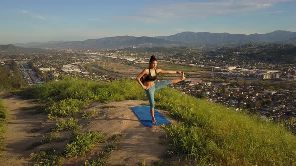 Yoga Workout Aerial