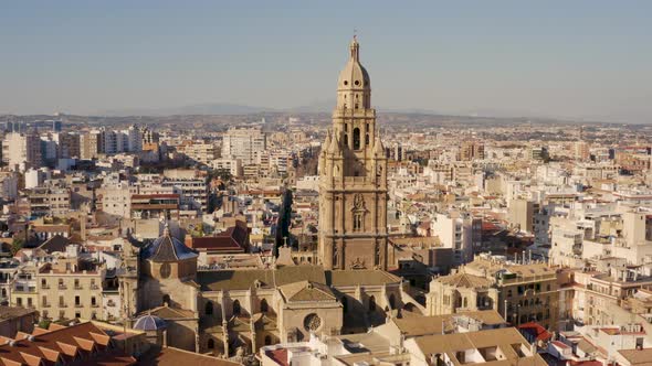 Aerial View of Murcia Cathedral