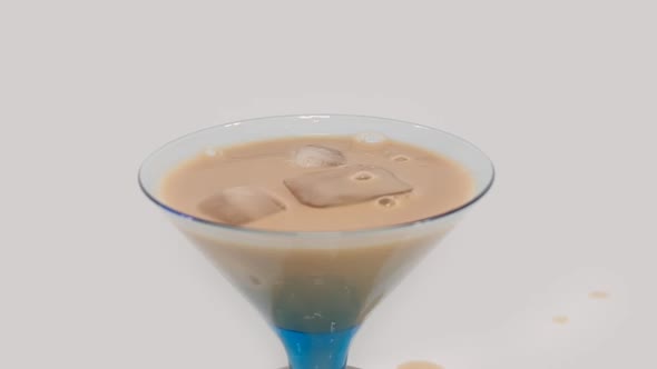 Iced Coffee Splash Slow Motion alt