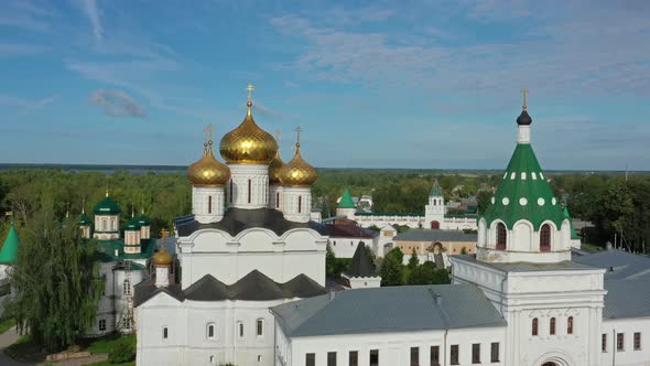 Aerial View of Ipatievsky Monastery in Kostroma