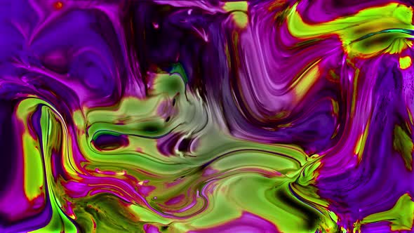 Abstract Colorful Animation Liquid Background. Moving Texture Marble Animation