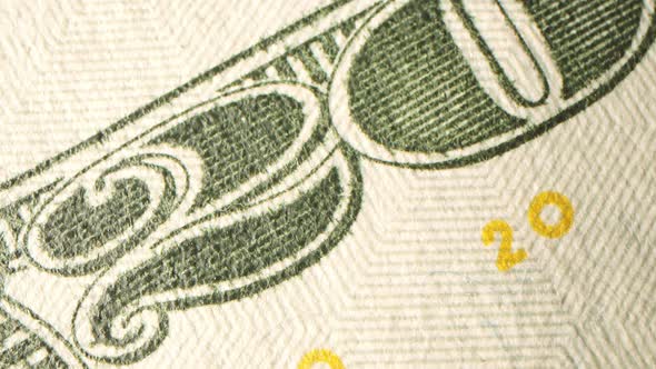 Macro Many 100 American Dollar Bills