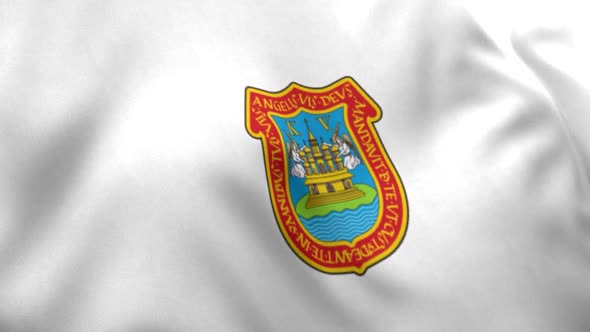 Puebla de Zaragoza City Flag (Mexico)