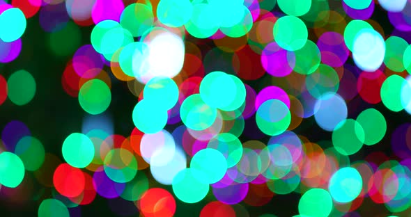 Abstract blur With Blinking Bokeh light 