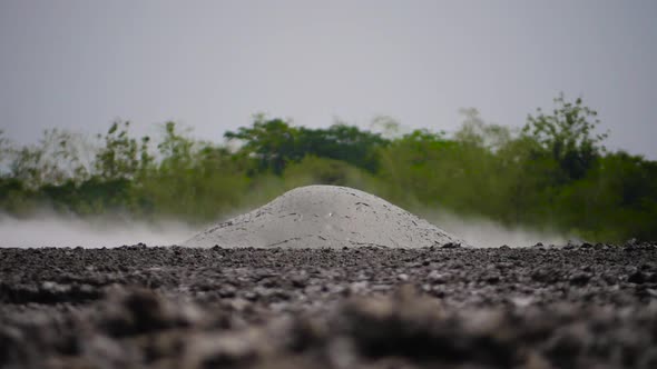 Mud Volcano Bledug Kuwu, Indonesia