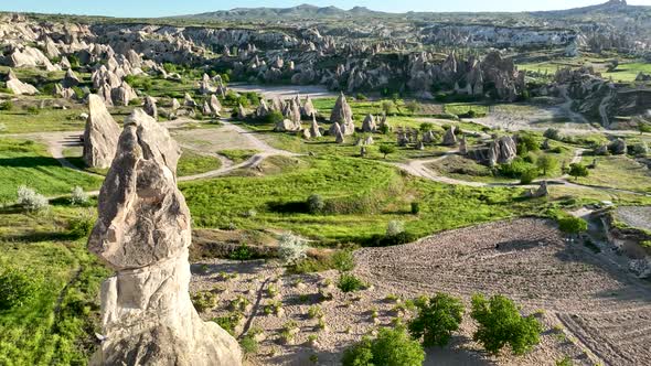 Best Cappadocia Textures aerial view 4 K Turkey