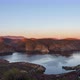 Sunset and Full Moon Rising over Canyon Lake in Arizona - VideoHive Item for Sale