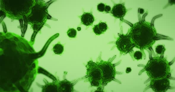 Coronavirus Covid19 animation 4k alt