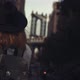 Pretty Woman at The Brooklyn Bridge in New York City at Sunrise - VideoHive Item for Sale