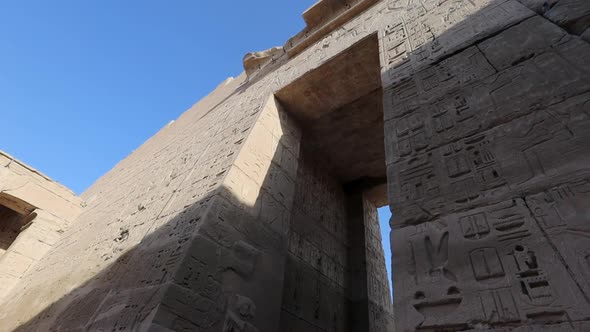 Arch At The Medinet Habu Temple In Luxor