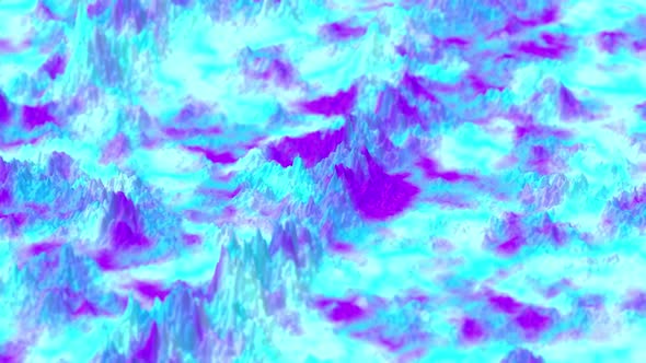 Neon Landscape Sound Spectrum Wave Background