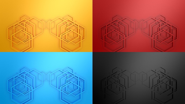 Animated Hexagons Background