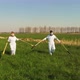 People walking in field - VideoHive Item for Sale