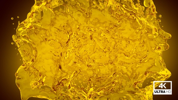 Oil Drops And Splashing alt