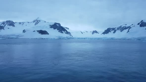 Beautiful landscape in Antarctica, mountains in Antarctica