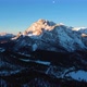 Monte Cristallo at Sunrise in Winter - VideoHive Item for Sale