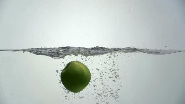 Green Apple Water Splash