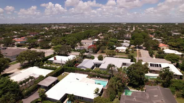 Aerial Tour Neighborhoods In West Palm Beach Fl