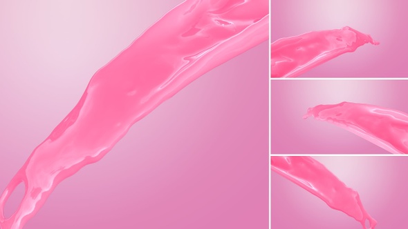 Pouring Strawberry Shake alt