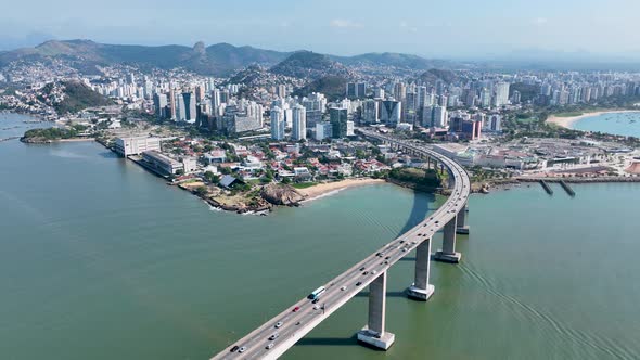 Third bridge landmark of Vitoria state of Espirito Santo Brazil.