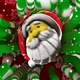 Santa head piece Christmas background - VideoHive Item for Sale