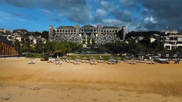 Beautiful Nusa Dua beach drone footage in Bali. This footage was shot during Sunrise time.