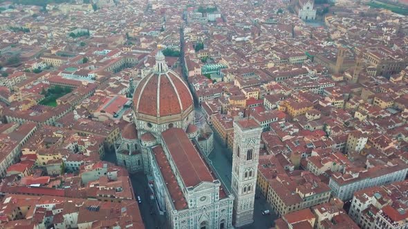 City and Cathedral of Santa Maria Del Fiore. Florence, Tuscany, Italy