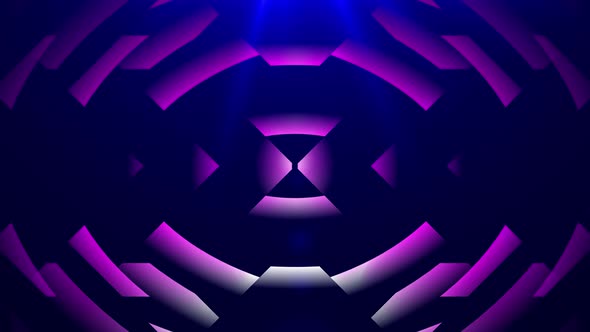 Technology Sci Fi Tunnel Seamless Loop Futuristic Animation High Tech Purple Color Background