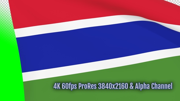 Gambian flag transition