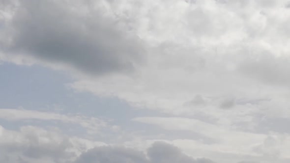 Cloud time lapse, storm, stormy weather, spring season