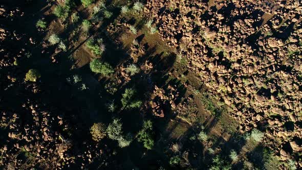 Aerial Landscape Of Southern Namibia