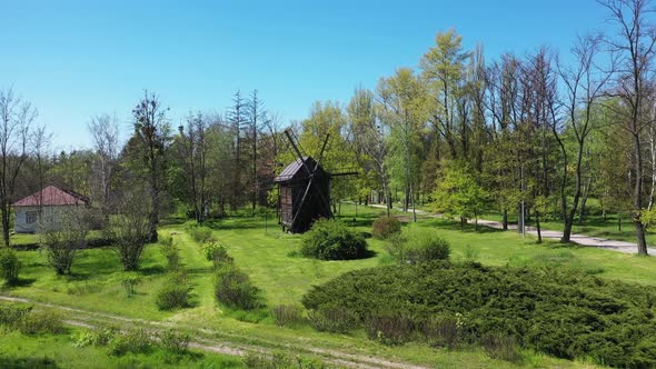 Old Village Reconstruction Aerial View