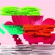 3d glitch of flower tulip - VideoHive Item for Sale