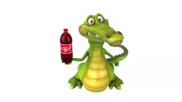 Fun crocodile - 3D animation