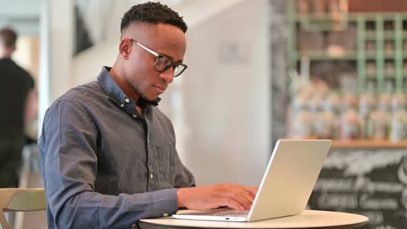 Casual Young Man Talking on Video Call