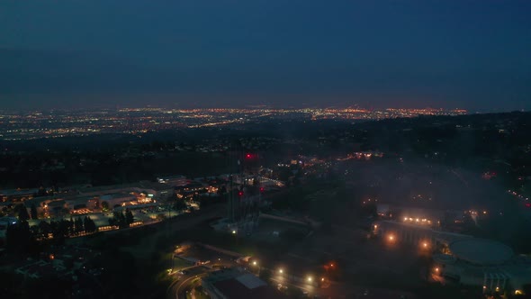 Los Angeles Suburbs Aerial 4K