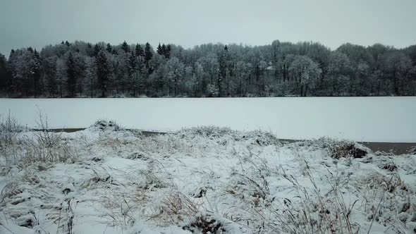 Winter River In The Village Of Verkhovye 15