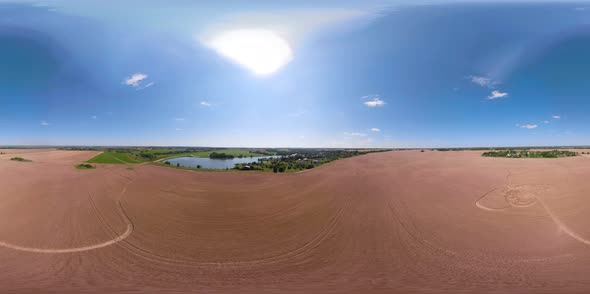 Yellow Wheat Field VR360