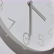 Dotted White Clock Face on Wall All Day - VideoHive Item for Sale