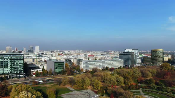 nature meets modern civilization, large european metropolis overcame smog by increasing urban green