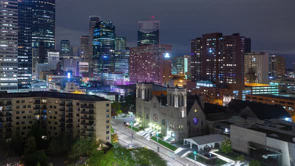Time lapse of the Minneapolis Minnesota skyline