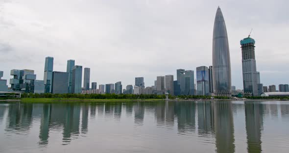 Business district in Shenzhen