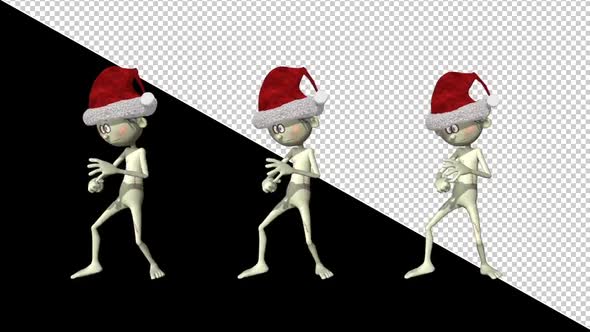 Zombies Christmas Loop Dance