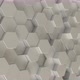 4K Silver Looped  Hexagonal Background Wall - VideoHive Item for Sale
