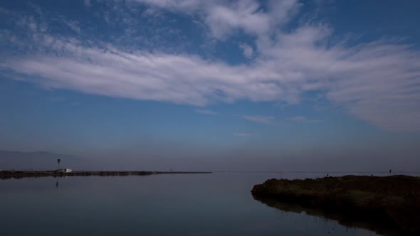 wetland delta ebro spain coast lagoon